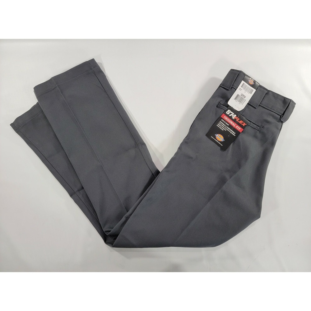 Dickies Men's 874 Flex Work Original Fit‎ Pant Charcoal 32x34 New With Tags!